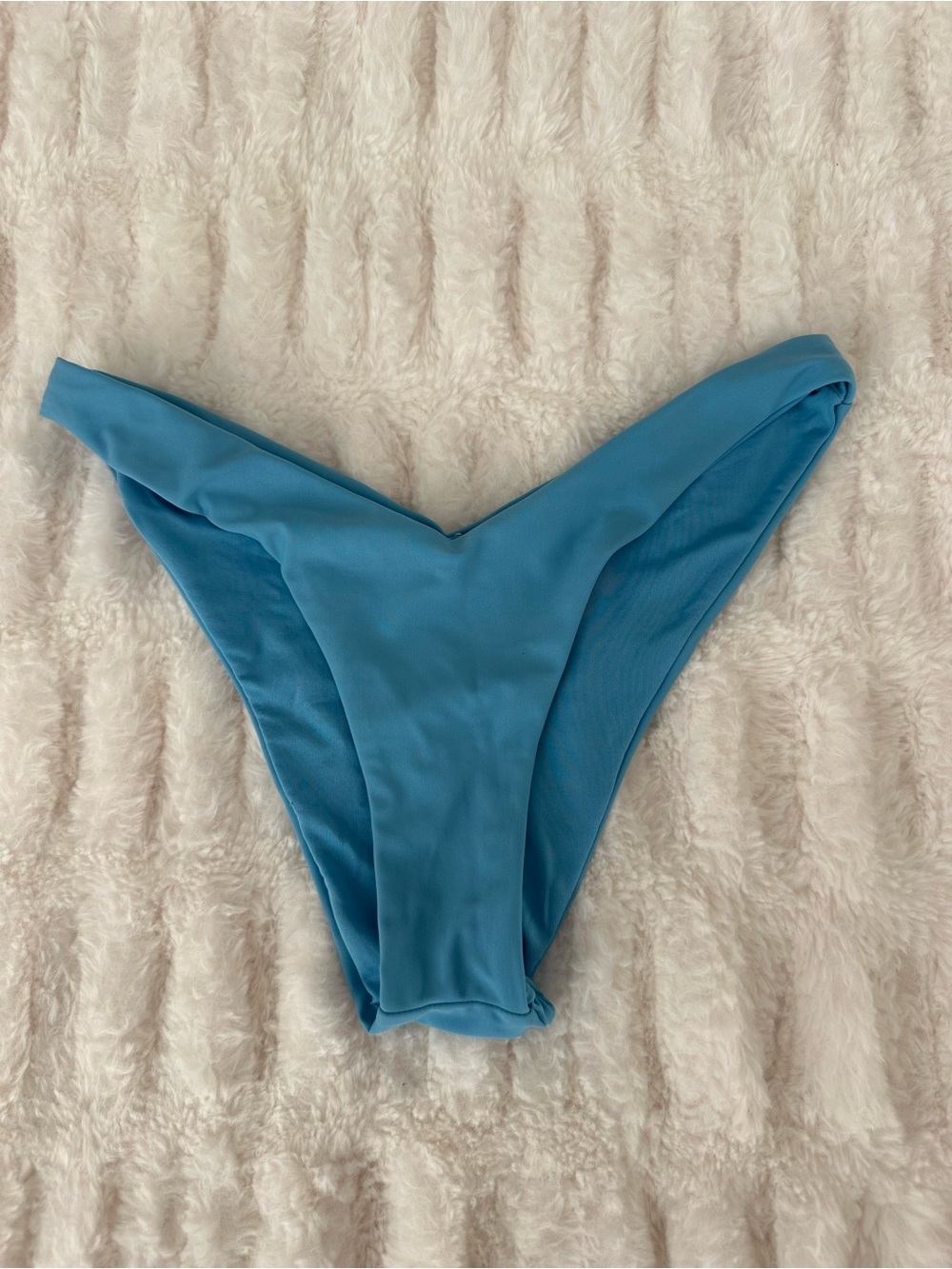 Glassons Blue V-Front Bikini Bottom Size 6